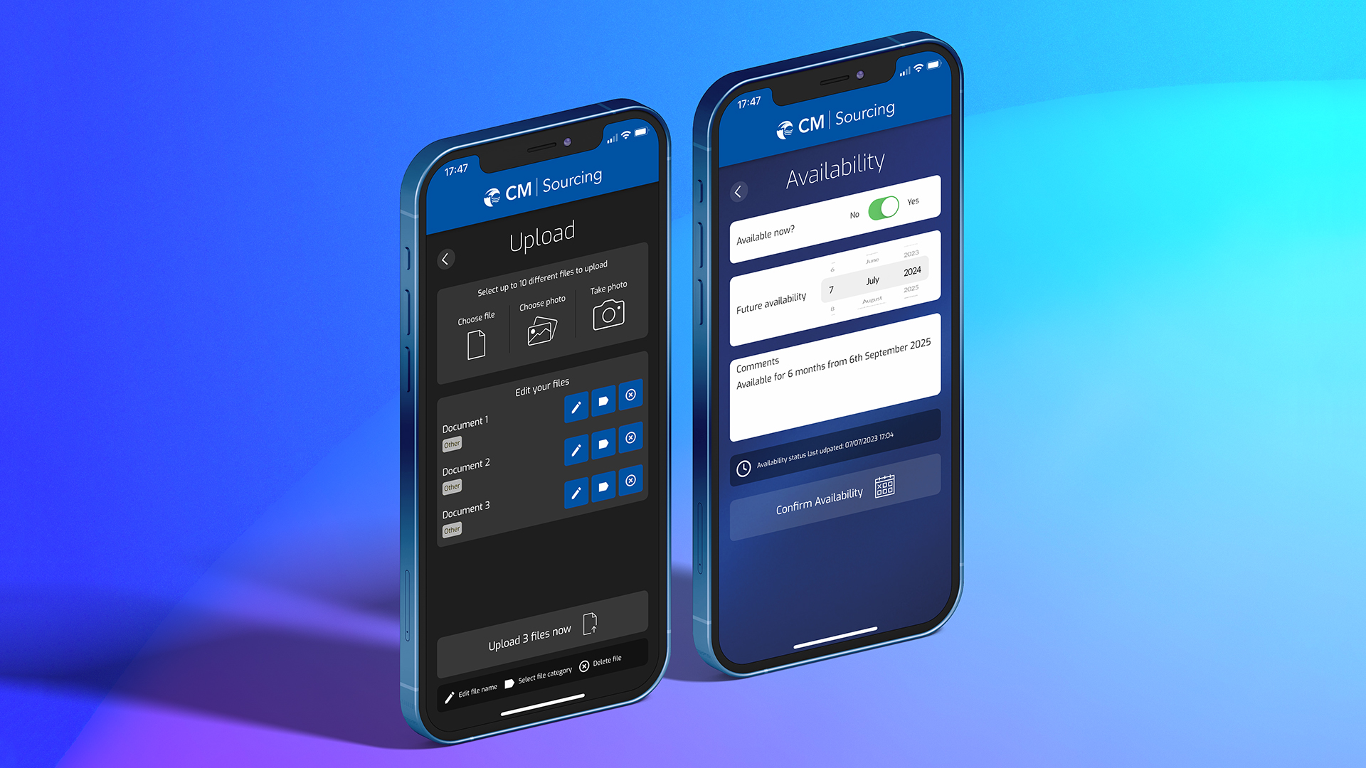 offshore recruitment smartphone app